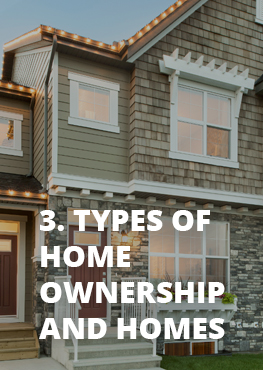 Types of home ownership and homes